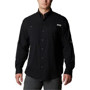 Columbia Men's Black Casual Button Down Shirt